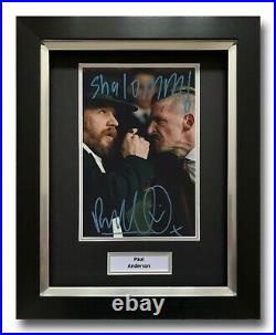 Paul Anderson Hand Signed Framed Photo Display Peaky Blinders Autograph