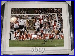 Paul gascoigne signed photo Framed