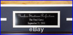 Perfect Game Yankees Signed Framed 16x20 photo Larsen Berra posada 6 auto Coa