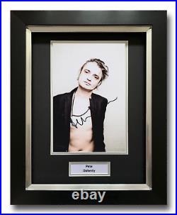 Pete Doherty Hand Signed Framed Photo Display Music Autograph