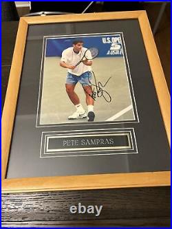 Pete Sampras Signed 8x10 Framed Photo, Field Of Dreams Certified COA