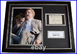 Peter Kay Signed Framed Photo Autograph 16x12 display Car Share TV Comedy COA