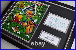 Peter Laird SIGNED FRAMED Photo Autograph 16x12 display Ninja Turtles AFTAL COA