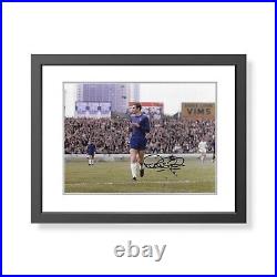 Peter Osgood Signed & Framed Chelsea Photo Chelsea Autograph