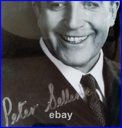 Peter Sellers Framed Signed Photo Original Autograph Coa