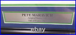 Pistol Pete Maravich Autographed Signed Framed 8x10 Photo Hawks JSA #Y33319