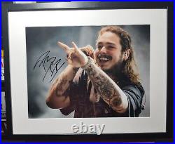 Post Malone Signed And Framed Photo