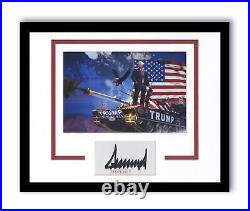 President Donald Trump Autographed Signed 11x14 Framed Photo