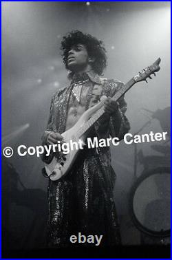 Prince Purple Rain tour 1985 LA Forum RARE fine art photo framed signed # 53/100