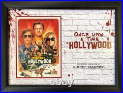 Quentin Tarantino Signed & FRAMED Photo Once Upon A Time IN Hollywood AFTAL COA