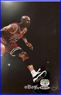 RARE Michael Jordan Signed Framed 16x20 Emotion LE 50 Bulls Photo UDA Upper Deck