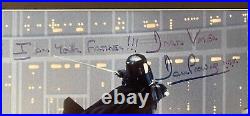 RARE Star Wars'Darth Vader' 100% Hand Signed'David Prowse' Framed Photo & COA