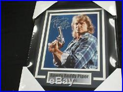 ROWDY RODDY PIPER Signed THEY LIVE 8x10 Photo FRAMED Autograph BECKETT BAS COA