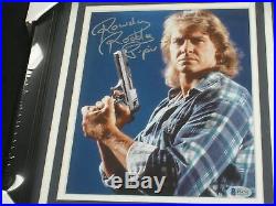 ROWDY RODDY PIPER Signed THEY LIVE 8x10 Photo FRAMED Autograph BECKETT BAS COA