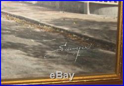 Rare CHARLES SAWYER'Pleasant St NANTUCKET' Hand Colored PHOTO Wallace Nutting