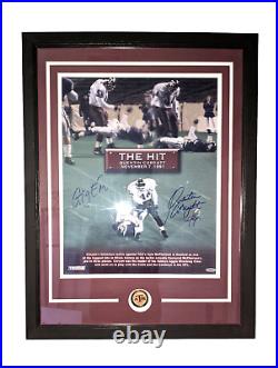 Rare Texas A & M QUENTIN CORYATT Signed Framed Print WithCoin Aggies 29 x 22 Colts