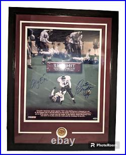 Rare Texas A & M QUENTIN CORYATT Signed Framed Print WithCoin Aggies 29 x 22 Colts