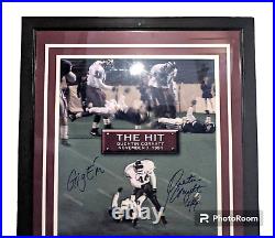 Rare Texas A & M QUENTIN CORYATT Signed Framed Print WithCoin Aggies 29 x 22 Colts