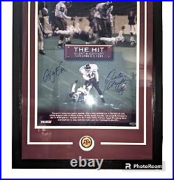 Rare Texas A & M QUENTIN CORYATT Signed Framed Print WithCoin Aggies 29 x 22 Colts