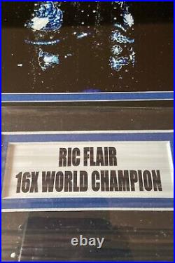 Ric Flair Signed WWE 18x22 Custom Framed Photo
