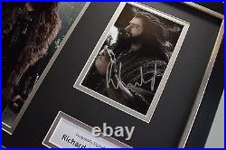 Richard Armitage SIGNED FRAMED Photo Autograph 16x12 display Hobbit Film & COA