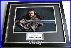 Richard Armitage SIGNED FRAMED Photo Autograph 16x12 display The Hobbit Film COA