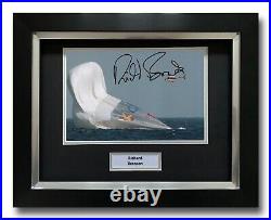 Richard Branson Hand Signed Framed Photo Virgin Hot Air Balloon