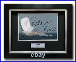 Richard Branson Hand Signed Framed Photo Virgin Hot Air Balloon 1