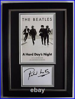 Richard Lester Signed A4 Framed Autograph Photo Display Hard Days Night Beatles