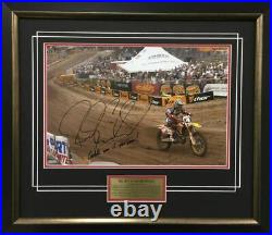 Ricky Carmichael Hand Signed Limited Edition Framed Photo Catch Me