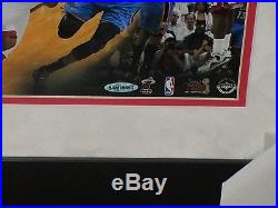Road to Glory LeBron James Signed 36x18 Framed Photo UDA AUTO MVP NBA FINALS