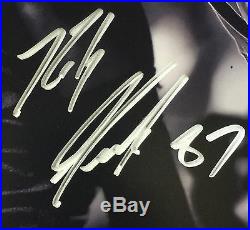 Rob Gronkowski signed 11x14 photo framed Patriots Coin autograph JSA COA SCREAM