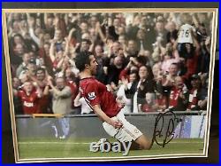 Robin Van Persie Signed Framed Photos Manchester United Football Club MUFC