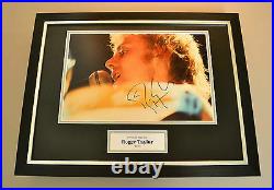 Roger Taylor Signed Framed Photo 16x12 Display Queen Memorabilia Autograph COA