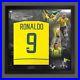 Ronaldo Nazario Signed Brazil Football Shirt In Framed Picture Mount Display