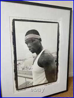 Ross Halfin Signed Limited Edition Framed Photograph Of 50 Cent Edition 1 of 250