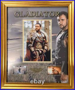 Russell Crowe Signed & Framed Gladiator Photo Mount Display AFTAL COA