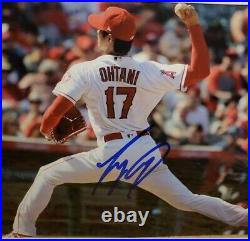 SHOHEI OHTANI MLB SIGNED PHOTO IN A 11x14 MATTED FRAME WITH A COA