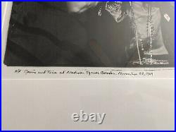 SIGNED Amalie Rothschild Framed Picture Filmore Janice Joplin and Tina Turner