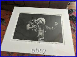 SIGNED Amalie Rothschild Framed Picture Filmore Janice Joplin and Tina Turner