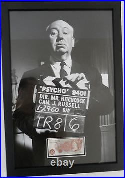 SIR ALFRED HITCHCOCK Signed 26x18 Framed Photo Display PSYCHO COA