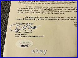 STEVE McQUEEN Signed (JSA LETTER) Autograph BULLITT Framed Photo not psa bas