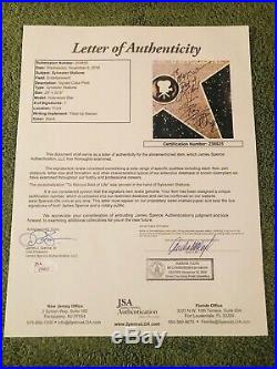 SYLVESTER STALLONE Signed (JSA LETTER) Autograph ROCKY Framed Photo no psa bas