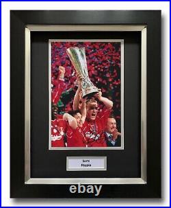 Sami Hyypia Hand Signed Framed Photo Display Liverpool Autograph