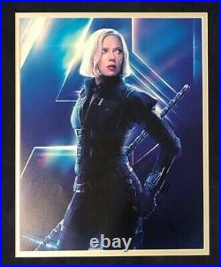 Scarlett Johansson Signed 11X14 Framed Photo Black Widow Avengers AFTAL COA (A)