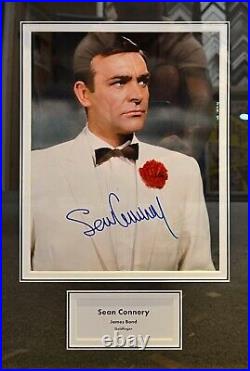 Sean Connery, James Bond Goldfinger Guaranteed Hand Signed Framed Photo & COA