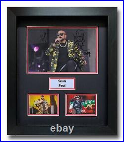 Sean Paul Hand Signed Framed Photo Display Music Autograph