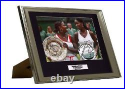 Serena & Venus Williams Hand Signed Autograph Photo Framed & Mounted COA
