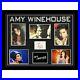 Signed Amy Winehouse Photo Display Framed Back To Black Rare +COA