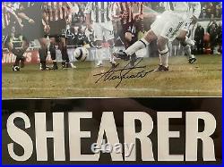 Signed Framed Alan Shearer Newcastle United Autograph Photo Last Goal